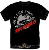   Amig a föld kerek, mindig lesznek rockerek.  MT.104.   poen póló