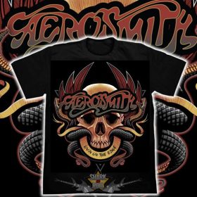 AEROSMITH - LIVIN ON THE EDGE.   férfi zenekaros  póló.  AEROSMITH - LIVIN ON THE EDGE.   férfi zenekaros  póló.