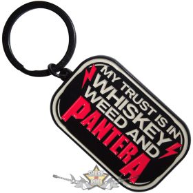   Pantera - Keychain. Whiskey.  PANTKEY16.  import fém kulcstartó