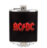 AC/DC - Logo.  Hip Flask 7oz.. Hip Flask  flaska. 