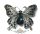 Butterfly - Green árnyalat. bross.  goth ékszer