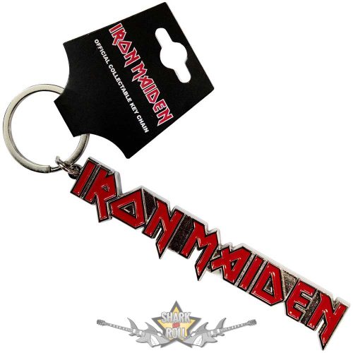 Iron Maiden - Keychain.  Logo With Tails.  import fém kulcstartó