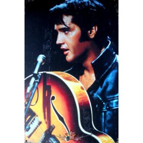 ELVIS - THE KING.   Metal Sign.  20X30.cm. fém tábla kép