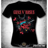 GUNS N ROSES  - ROZSA LOGO . MT.108.  női póló