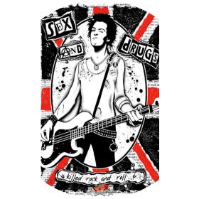 SEX PISTOLS - SEX & DROG..  import fém kulcstartó