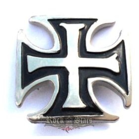 Iron cross,   nagyméretű fém motoros jelvény
