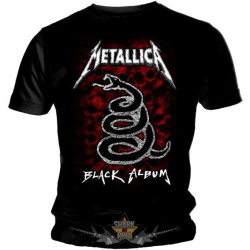 METALLICA - BLACK ALBUM. SNAKE.  S.ZF. 605. zenekaros  póló. 