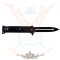 GRIM REAPER - Kaszás kés m.fekete. 21X16X5. cm. 774-8203..  hobby kés, bicska, tőr, dísztárgy