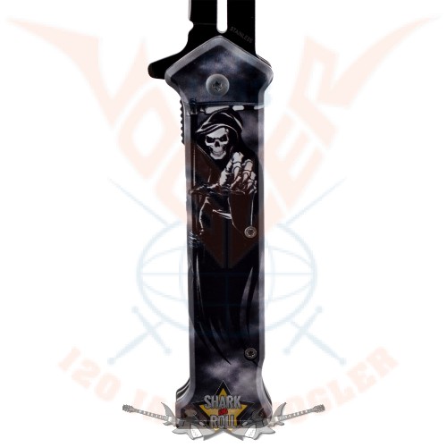 GRIM REAPER - Kaszás kés m.fekete. 21X16X5. cm. 774-8203..  hobby,  bicska, tőr, dísztárgy