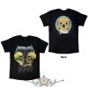 Metallica - Unisex T-Shirt.  Sad But True (Black) (Back Print).férfi zenekaros póló
