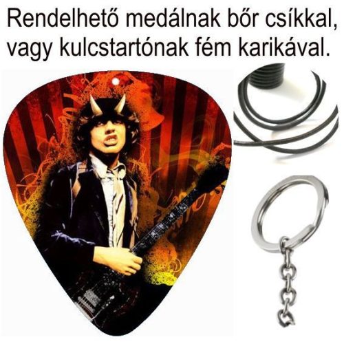 AC/DC - ANGUS.  pengető nyaklánc