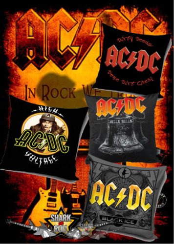 AC/DC - Hells Bells. díszpárna 40*40 cm. CBX181013ACDC.   import díszpárna