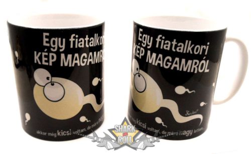 Egy fiatalkori kép...... !  porcelán bögre