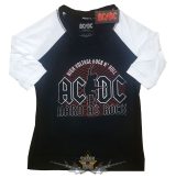 AC/DC - Unisex Raglan Tee.  Hard As Rock  női póló