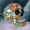 Calypso Graphic Art Printed Skull. 19.cm. D3281h7..  koponya figura