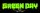 Green Day  -  Logo.  10 x 3.  felvarró