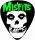 MISFITS - LOGO.  pengető nyaklánc