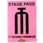 LP RECORDS PRODUKCIÓ.   Stage pass.