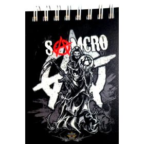 SONS OF ANARCHY - Logo.   Wiro Notebook.   napló, notesz