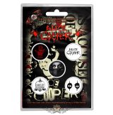   Alice Cooper -  ‘Eyes’ Button Badge Pack.   jelvényszett