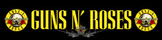 GUNS N ROSES - LOGO.   Super Strip Patch.. 5 x 19. cm. felvarró