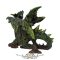 Forest Wing  - 16.5cm Green Woodland Dragon Figurine. U5433t1. fantasy dísz