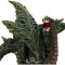 Forest Wing  - 16.5cm Green Woodland Dragon Figurine. U5433t1. fantasy dísz