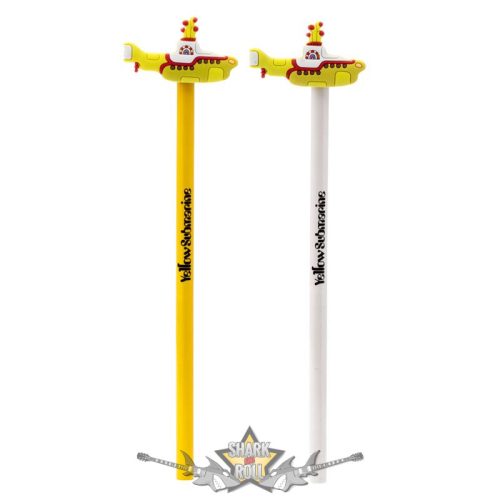 THE BEATLES - Ceruza PVC Topperrel - Sárga Tengeralattjáró Beatles .  ceruza