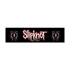 SLIPKNOT - LOGO.   Super Strip Patch.. 5 x 19. cm. felvarró
