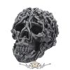 Hell's Desire Skull Naked Temptress Ornament. Koponya meztelen csábítónő dísze. 18.cm. D2917h7.  koponya figura