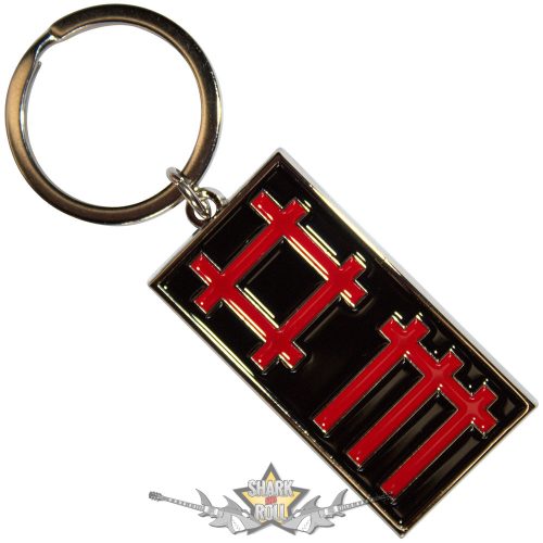 Depeche Mode - Keychain.  Logo.  DEPMKEY01.   import fém kulcstartó