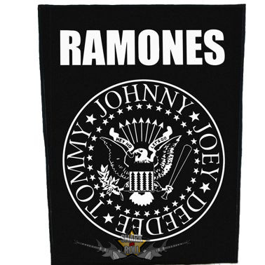 RAMONES - Gabba gabba hey !.  Back Patch, hátfelvarró.   