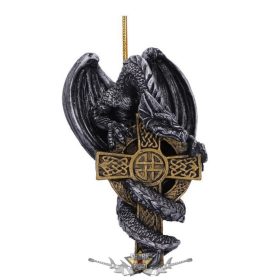   KARÁCSONYFA DÍSZ - Claus Hanging Ornament 11cm. D5254SO..Ünnepi függő sárkány dísz.  fantasy dísz