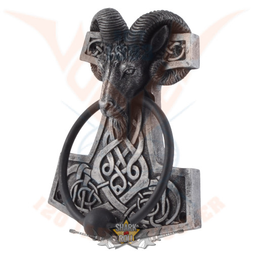 Kopogtató - Ajtókopogtató Thor's Hammer.  D5729U1.  fantasy dísz, 