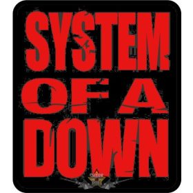SYSTEM OF A DOWN - LOGO  felvarró