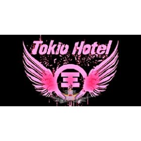 Tokio Hotel  -  Logo.  10 x 5.  felvarró