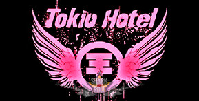 Tokio Hotel  -  Logo.  10 x 5.  felvarró