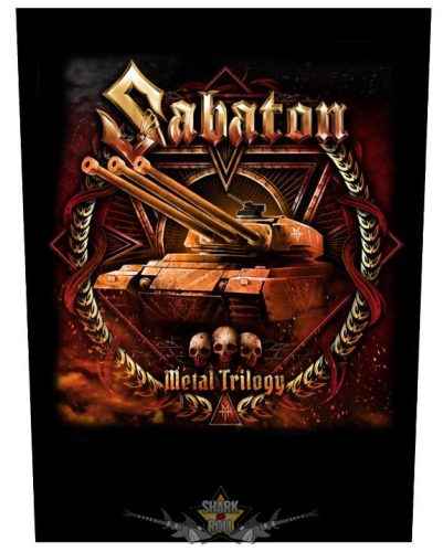 SABATON - Metal Trilogy.  Back Patch, hátfelvarró.   