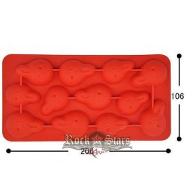   Jégkocka - Scream * Koponyák. Ice tray COLD BLOODED ICE TRAY.  jégkocka forma