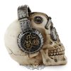 Steampunk Koponya - Fülhallgatóval.  SK328.. koponya figura