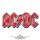  AC/DC - RED LOGO.  import fém  jelvény