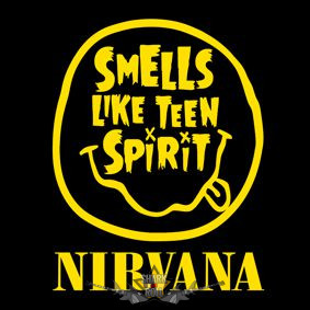 NIRVANA - SMELLS LIKE TEN SPIRIT.   SFL. felvarró