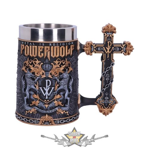 Powerwolf Metal is Religion Tankard 17.5cm.  B5298S0.  korsó, kehely