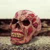 The Hoard Rotting Zombie Skull Ornament. 17. cm.  D4964r0.  koponya figura