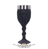   Gótikus sárkányserleg,  Gothic Dragon Goblet 19cm. U2441g6.  fantasy dísz,kehely. serleg