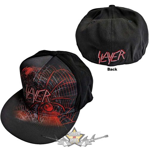 Slayer - Unisex Snapback Cap - Spiderweb.   Prémium baseball sapka