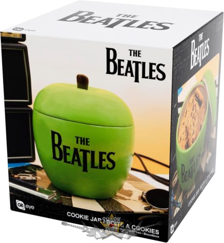 The Beatles - zöld alma kerámia.  sütitartó.