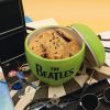 The Beatles - zöld alma kerámia.  sütitartó.