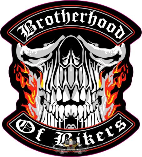 BROTHERHOOD OF BIKERS.   felvarró.