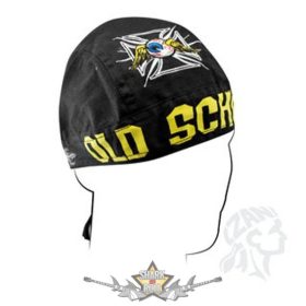   Headwrap - Old School Emroidered Doo Rag Flydanna. vászon kendő